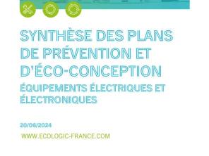 Synthèse des plans de préventions et d’éco-conception pour les Équipements Électriques et Électroniques - EEE